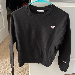 Champion black crewneck sweatshirt size xsmall